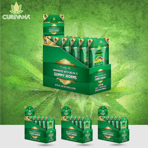 Curevana Delta Gummies 100mg/25ct/pk