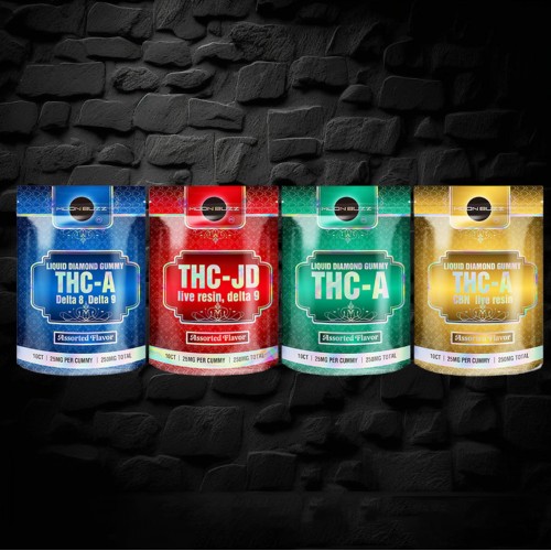 MOON BUZZ LIQUID DIAMOND INFUSED GUMMIES 250MG/10CT/5PK