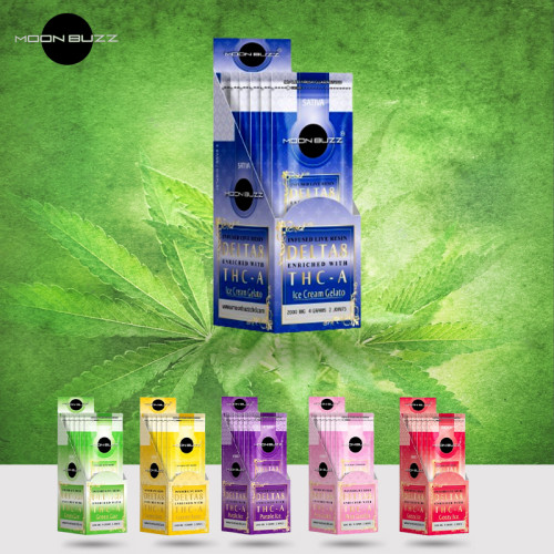 Moon Buzz THC-A + Delta 8 Live Resin 4gm/2ct/6pk