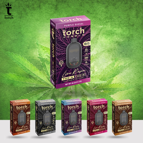 Torch Pebble Live Resin Disposable Vape 6gm/5ct/pk