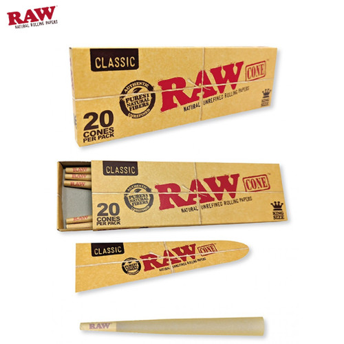 Raw Cone Classic King Size 20ct/pk