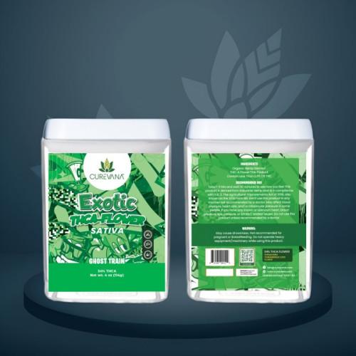 CUREVANA EXOTICS THC-A FLOWER 4OZ/JAR