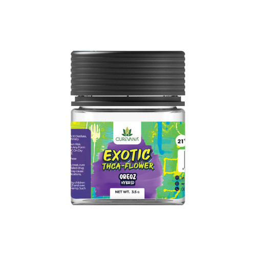 CUREVANA EXOTICS THC-A FLOWER 3.5GM/JAR