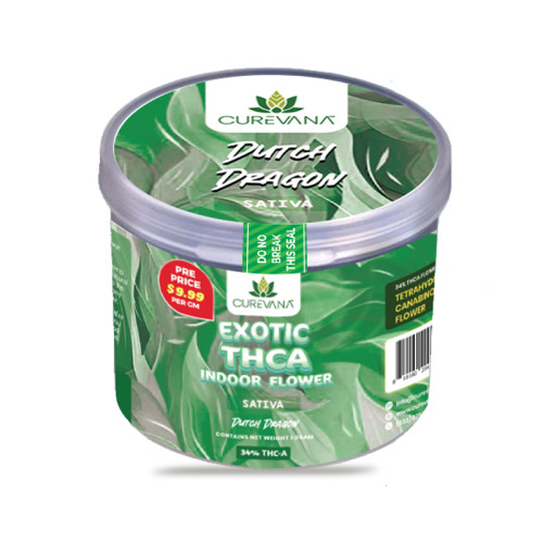 CUREVANA EXOTICS THC-A FLOWER 1GM 28CT/JAR