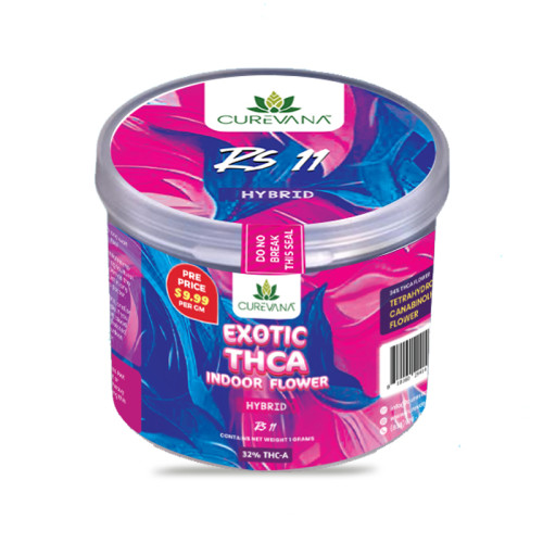 CUREVANA EXOTICS THC-A FLOWER 1GM 28CT/JAR