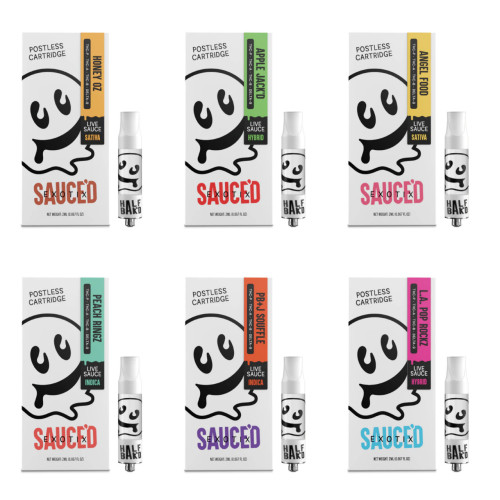 Half Bak'd Exotix Delta Vape Cartridge 2gm/5ct/Pk