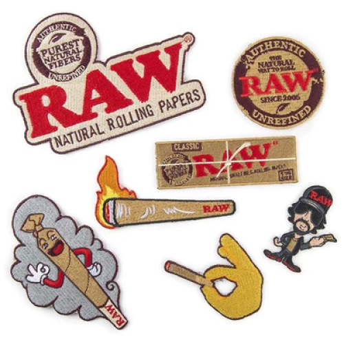 RAW SMOKERS SLEEVE PATCH COLLECTION 7CT/PK