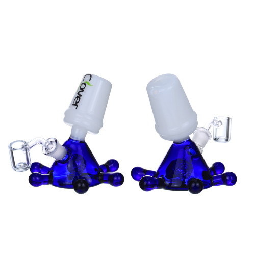 5 INCH CLOVER GLASS OCTOPUS WATER PIPE 170GM 