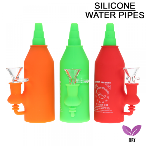 6 INCH SILICONE  "CHILLI"  WATER PIPE      