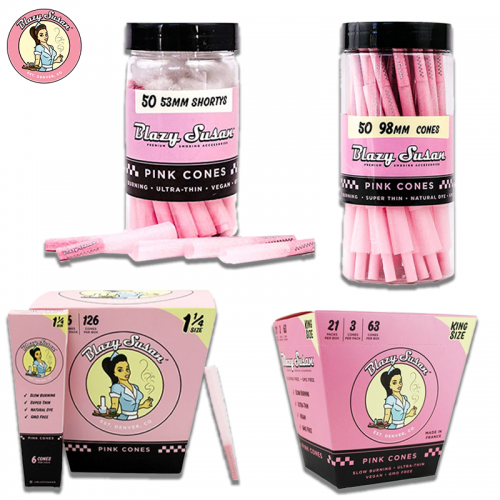 BLAZY SUSAN PINK PRE-ROLLED CONES