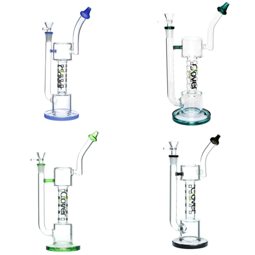 CLOVER GLASS 10 INCH TINGS TUBE WATER PIPE - 380GM