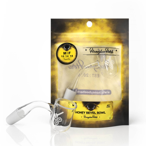 HONEY BEE YELLOW LINE 14MM MALE  45°