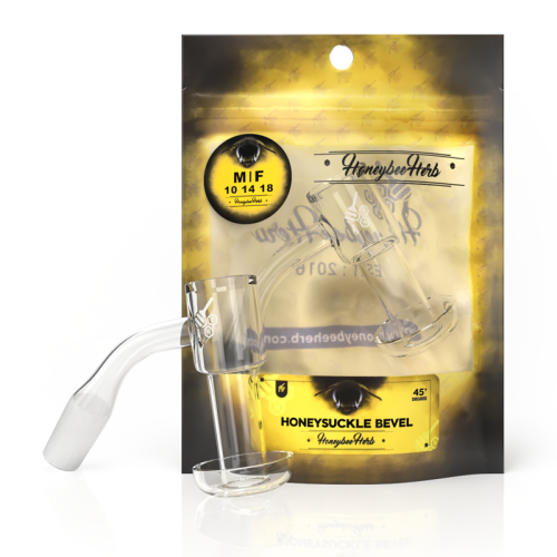 HONEY BEE YELLOW LINE 14MM MALE  45°