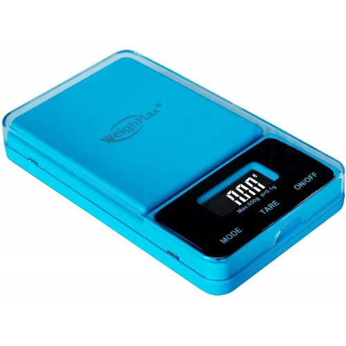 WEIGHMAX DIGITAL POCKET SCALE  650 X 0.1GM  (NJ100) - BLUE      