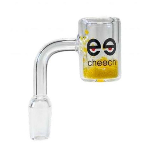 CHEECH 14MM-MALE 90° QUARTZ THERMAL BANGER YELLOW SAND 1CT   