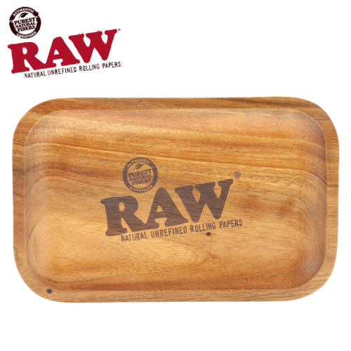 RAW MAHOGANY WOOD TRAY    