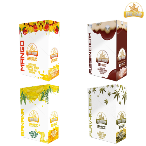 TRUE HEMP ORGANIC TOBACCO FREE NON GMO WRAPS 2CT/25PK