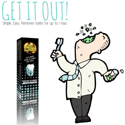 HIGH VOLTAGE SALIVA CLEANSE MOUTHWASH - 2OZ 