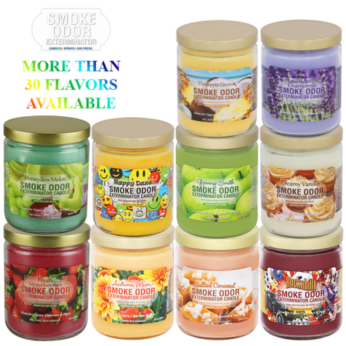 SMOKE ODOR EXTERMINATOR JAR CANDLE - 13OZ