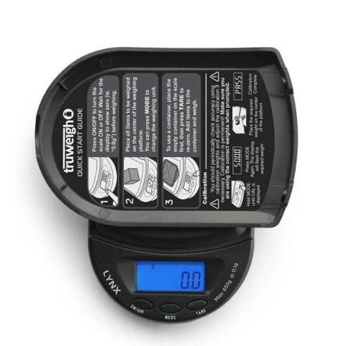 TRUWEIGH LYNX SCALE 650 X 0.1G  - BLACK 