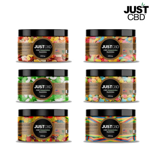 JUST CBD GUMMIES 250MG/JAR