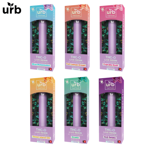 URB THC-O LIVE RESIN XL DISPOSABLE VAPE  2GM/6CT/PK