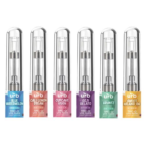 URB  THC-O LIVE RESIN CARTRIDGE 1GM/6CT/PK