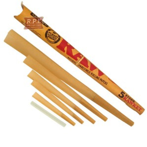 RAW CLASSIC CONE 5 STAGE RAWKET 5CT/15PK    
