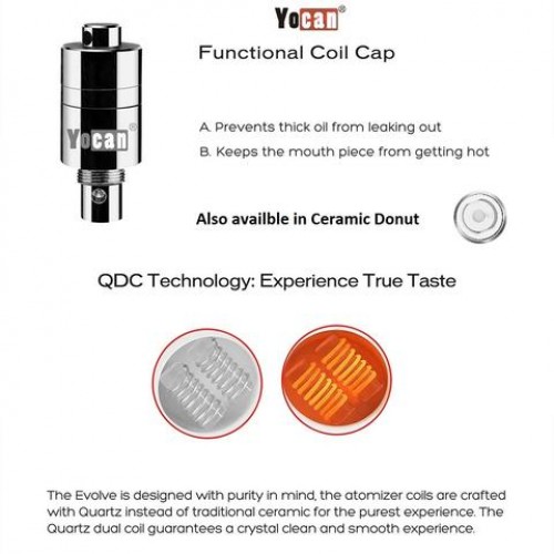 Yocan Evolve Quartz Replacement Coils 5ct/Pk