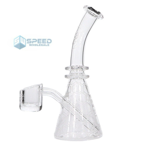 CHEECH 5 INCH GLASS MINI QUARTZ BEAKER 1CT/DISPLAY 