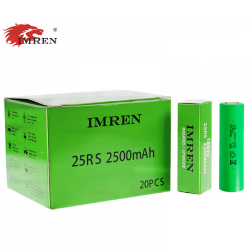 IMREN 18650 25RS 2500MAH BATTERY 20CT/PK
