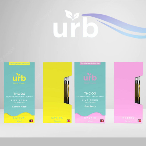 URB THC INFINITY THC-O + THC-P LIVE RESIN DISPOSABLE CARTRIDGE 1GM/6CT/PK