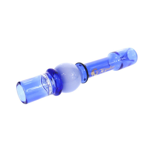 4 INCH HIPSTER GLASS TASTER WITH RING STRAIGHT PIPE 