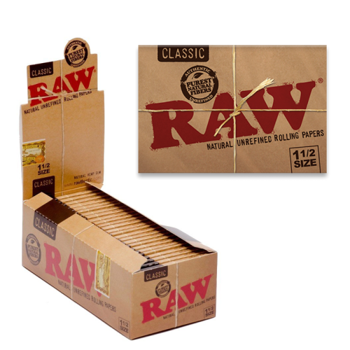 RAW CLASSIC 1 ½  PAPERS 33CT/25PK