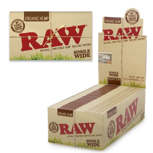 RAW ORGANIC SINGLE WIDE 100CT/25PK