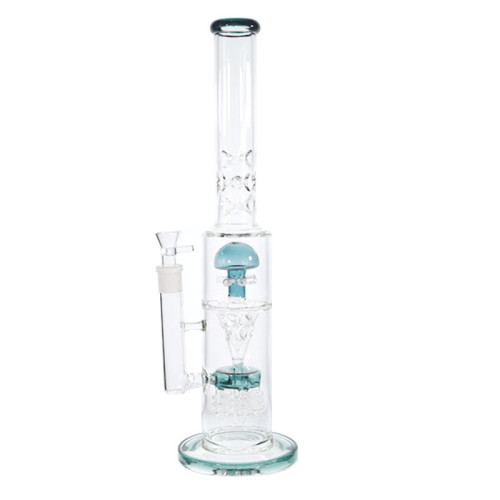 18  INCH INLINE DOME SPRINKLER PERCOLATOR GLASS WATER PIPE 1250GM   