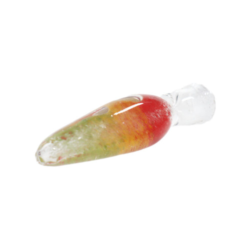 3 INCH GLASS FRITTED RASTA STRAIGHT PIPE  24GM 3CT/PK