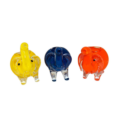 3 INGLASS ELEPHANT DESIGN HAND PIPE 55GM 3CT
