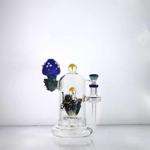 9 INCH LOOKAH SHOWER HEAD GLASS WATER PIPE 895GM  