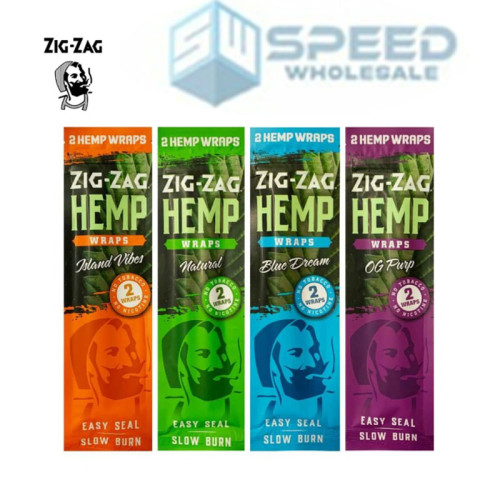 ZIG ZAG HEMP WRAPS 2CT/25PK   