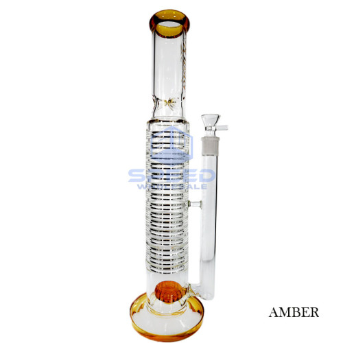 20 INCH HIPSTER GLASS SHOWERHEAD PERC STRAIGHT WATER PIPE 1516GM   