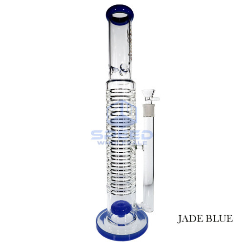 20 INCH HIPSTER GLASS SHOWERHEAD PERC STRAIGHT WATER PIPE 1516GM   