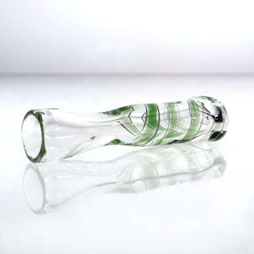 3 INCH GLASS FUME DESIGN STRAIGHT HAND PIPE 12GM 5CT/PK