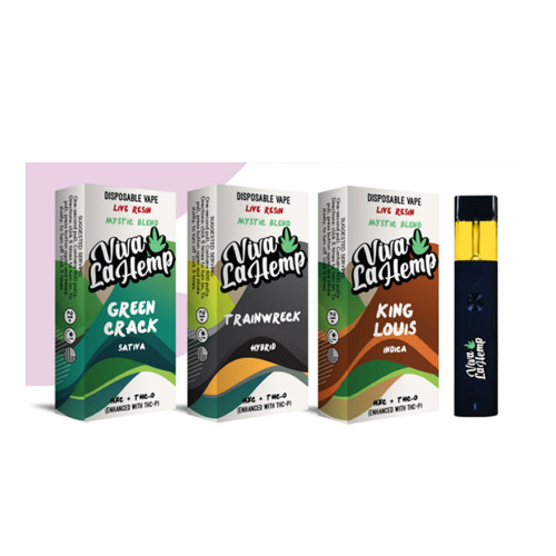 VIVA LA HEMP MYSTIC BLEND RESIN THC-O+HHC-X+THC-P DISPOSABLE VAPE  2ML 5CT/DISPLAY  