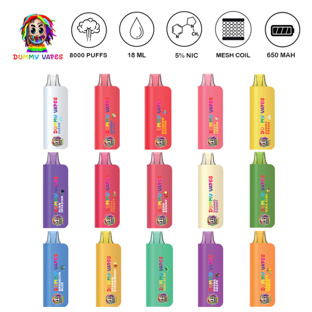dummy vapes 8000 puffs disposable NEW Dummy Vapes 8000 Puffs main image 0