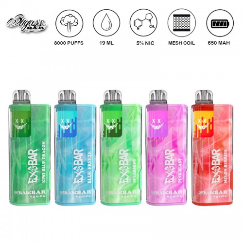kado bar goat series 5000 puffs disposable vape Boosted Bar Disposable Vape - 9K - Synthetic Nicotine - All Flavours main image 0